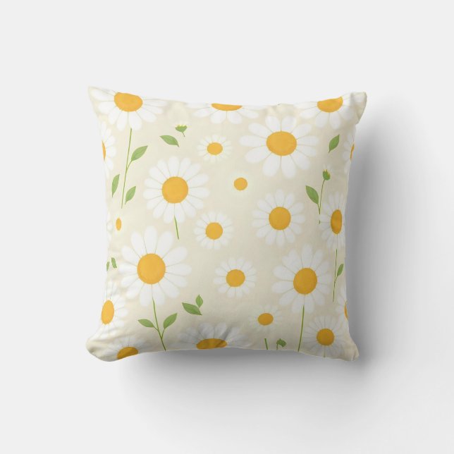 Gänseblümchen Kissen (Vorderseite)