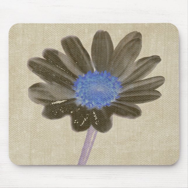 Gänseblümchen-Kunst Mousepad (Vorne)