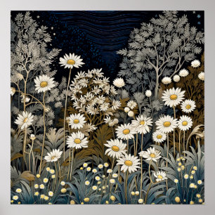 Gänseblümchen-Kunstprint Poster