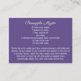 Gänseblümchen-lila Begleitkarte