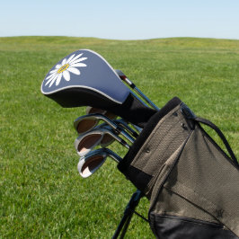 Gänseblümchen mit Monogramm Blau Golf Headcover