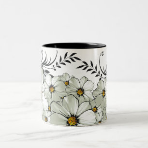 Gänseblümchen Morgen Zweifarbige Tasse