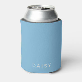 Gänseblümchen-Muster personalisierter Name Dosenkühler