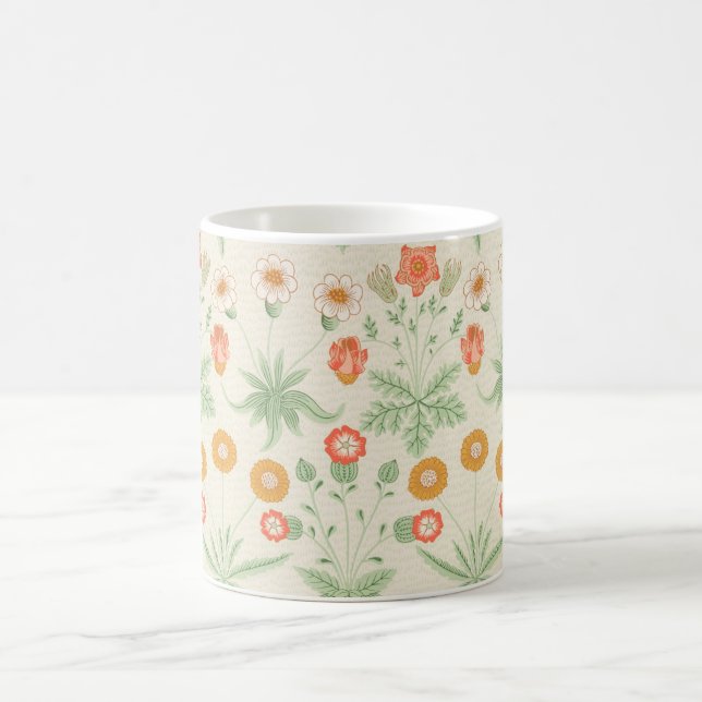 Gänseblümchen-Muster (von William Morris) Kaffeetasse (Mittel)