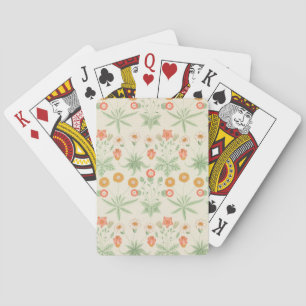 Gänseblümchen-Muster (von William Morris) Spielkarten