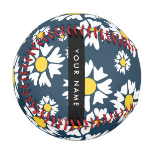 Gänseblümchen-Muster, Weiße Gänseblümchen, Ihr Nam Baseball