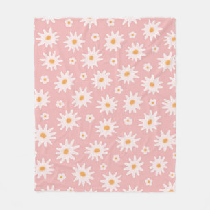 Gänseblümchen nahtloses Muster. Floraler Hintergru Fleecedecke