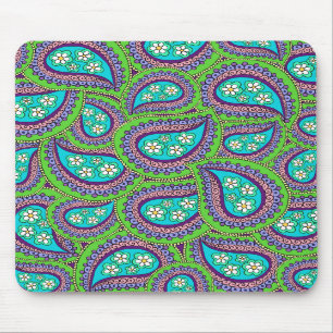 Gänseblümchen-Paisley-Mausunterlage Mousepad
