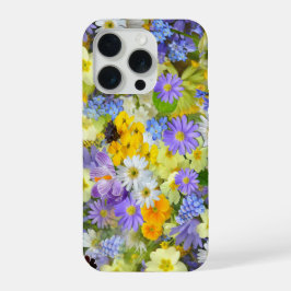 Gänseblümchen, Primel, Osterglocken Blumen iPhone 15 Pro Hülle