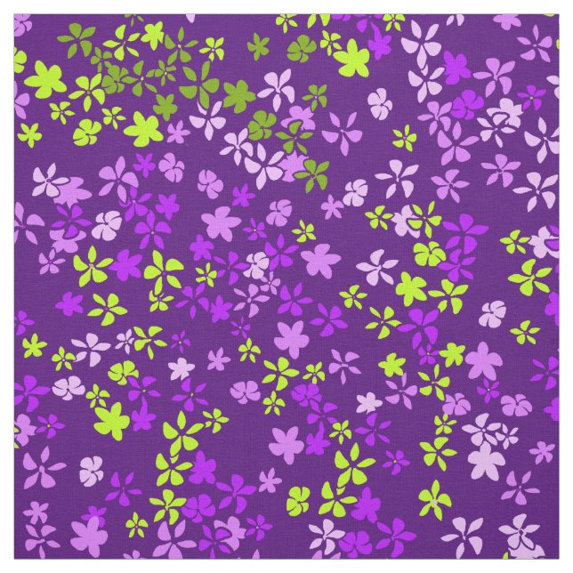 Gänseblümchen-Punkt-Vintages psychedelisches Stoff (Muster)