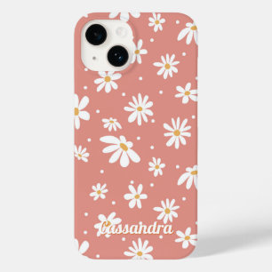 Gänseblümchen Retro Hippie 1960er 1970er floral ro Case-Mate iPhone 14 Hülle