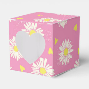Gänseblümchen rosa geschenkschachtel