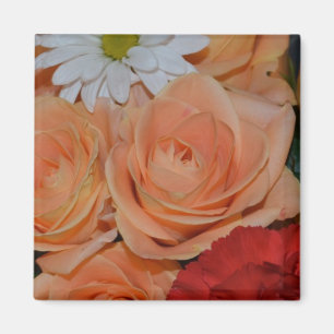Gänseblümchen Rosen Blumen Frieden Glaube Lächeln Magnet