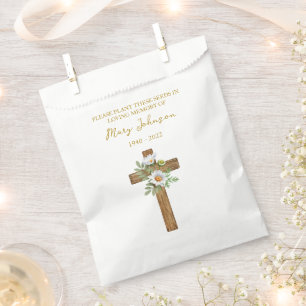 Gänseblümchen-Samenpackung Andenken Trauerbeutel Geschenktütchen
