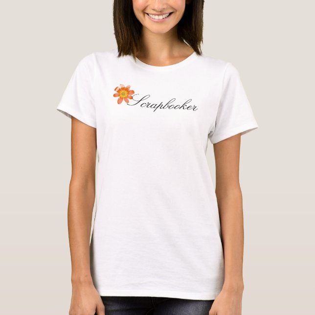 Gänseblümchen, Scrapbooker T-Shirt (Vorderseite)