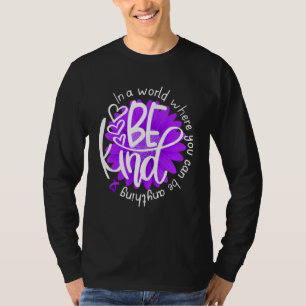 Gänseblümchen Sei nett Häusliche Gewalt Aufklärung T-Shirt