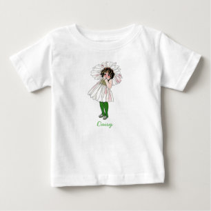 Gänseblümchen Süßes Kleines Mädchen Blumenkind Flo Baby T-shirt