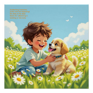 Gänseblümchen Symbolik Poster