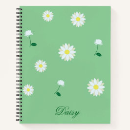 Gänseblümchen-Träume – Stylishes Blumen-Notizbuch Notizbuch