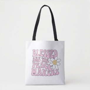 Gänseblümchen und Friedensstifter Slogan