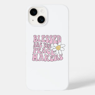 Gänseblümchen und Friedensstifter Slogan Case-Mate iPhone 14 Hülle