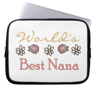 Gänseblümchen und Rosen-beste Nana-Geschenke Laptopschutzhülle