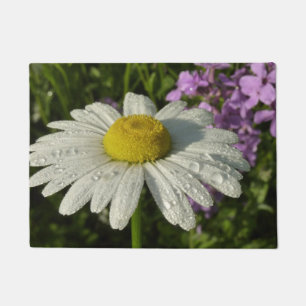 Gänseblümchen und Sommerflieder Botanisch Fußmatte
