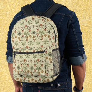Gänseblümchen von William Morris, Vintage viktoria Bedruckter Rucksack
