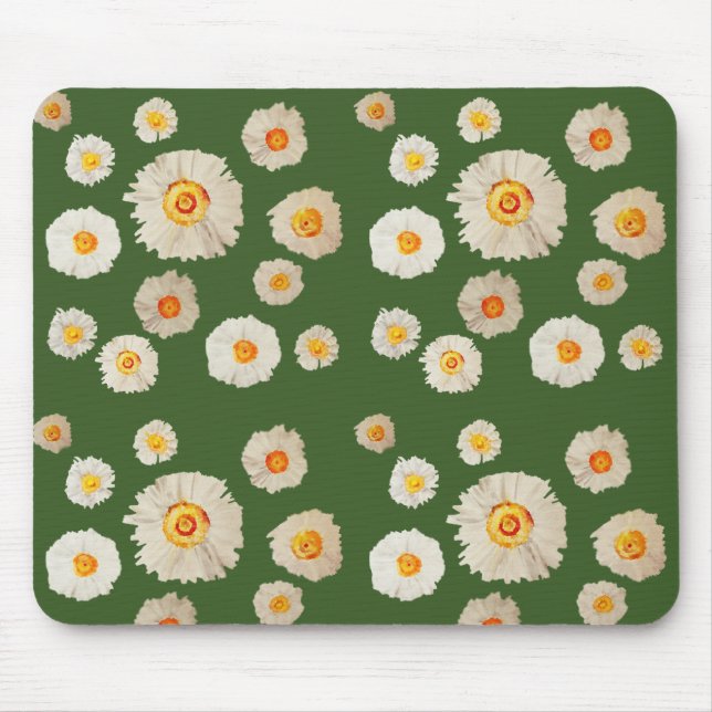 Gänseblümchen-Zeichen-Mauspad, Gänseblümchen-Muste Mousepad (Vorne)