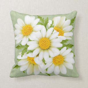 Gänseblümchenblumenkissen Kissen
