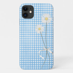 Gänseblümchenstrauß auf Gingham Case-Mate iPhone Hülle