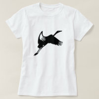 Gänsefliegender T - Shirt