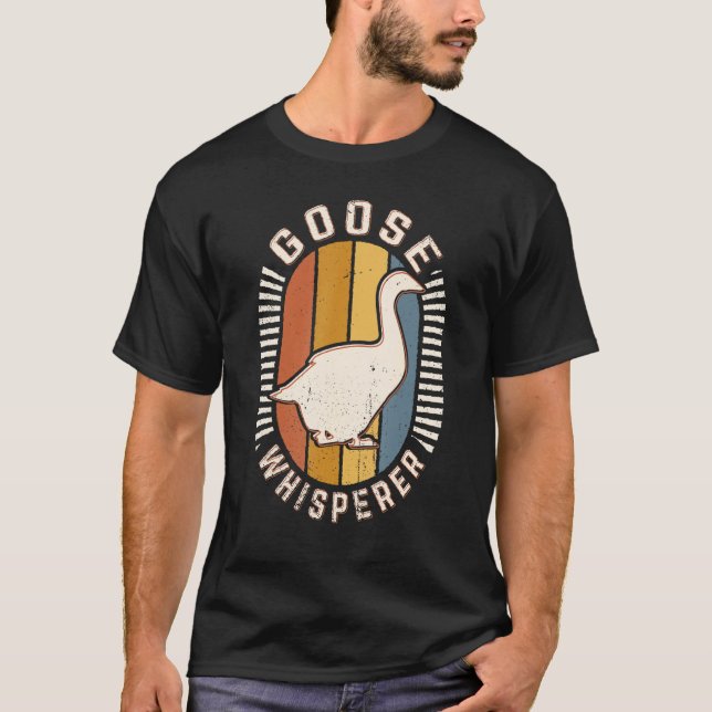Gänseflüster Vintag Classic Retro Tierische Liebe T-Shirt (Vorderseite)