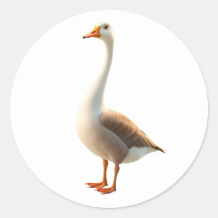 Gänsehaufkleber Runder Aufkleber