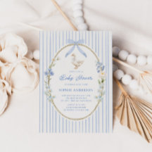Gänsehaus Blaue Babyparty