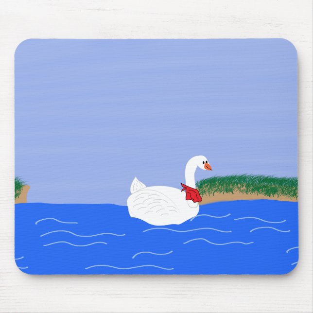 Gänsehaut am Cartoon Mousepad (Vorne)