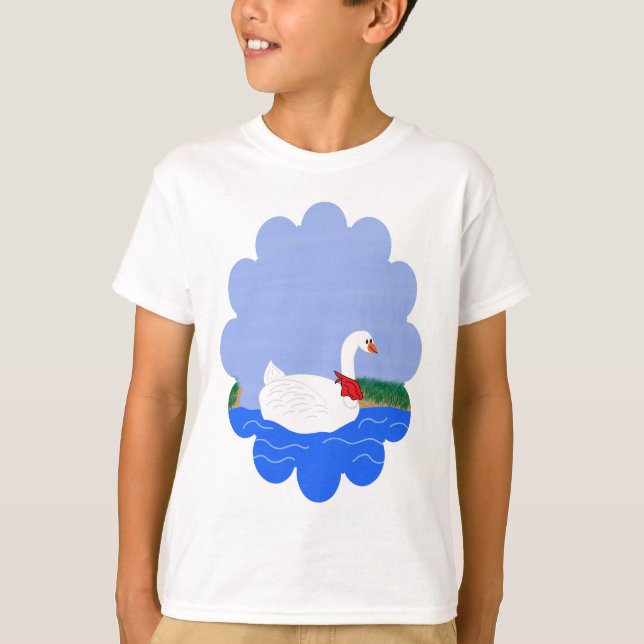 Gänsehaut am Cartoon T-Shirt (Vorderseite)