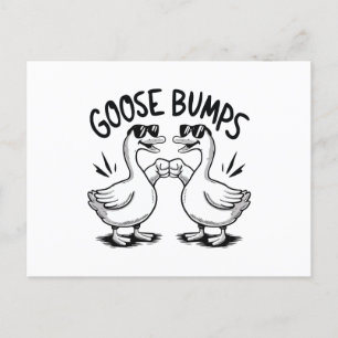 Gänsehaut Feiertagspostkarte