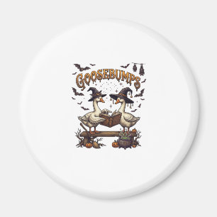 Gänsehaut Halloween-Gänse Hexenhüte Magie Buch_1 Magnet