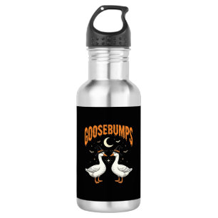 Gänsehaut Halloween Hexe Gänse Vektor Design Edelstahlflasche