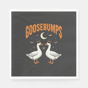 Gänsehaut Halloween Hexe Gänse Vektordesign Serviette