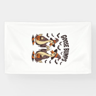 Gänsehaut Halloween Hexe Herbst Banner