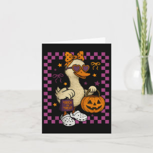 Gänsehaut Halloween Spooky Goosey Albern Gänse Pu Karte