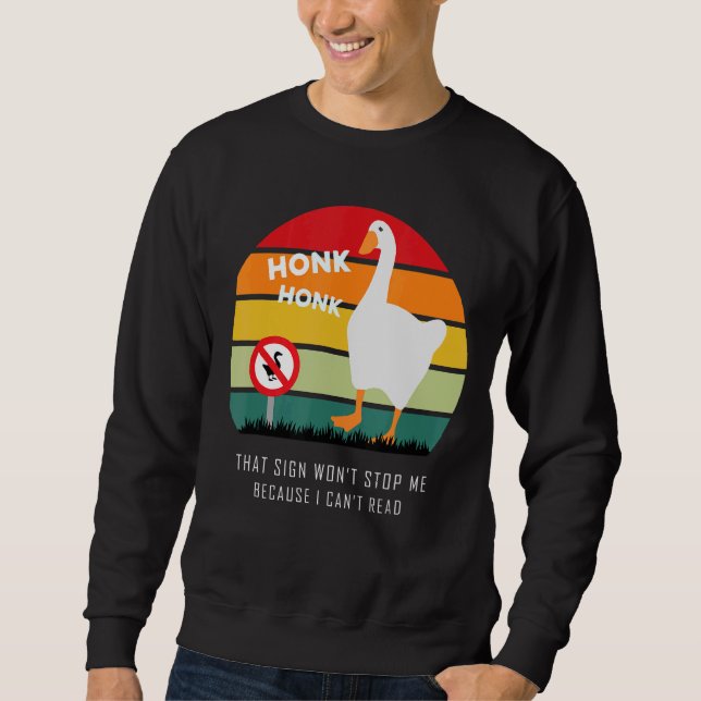 Gänsehaut-Honk-Idee 2 Sweatshirt (Vorderseite)