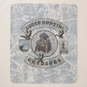Gänsejagd Fleece Blanket Sherpadecke