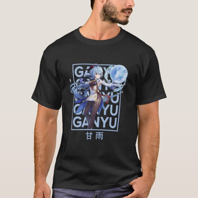 Ganyu Genshin Impact Classic T-Shirt (Vorderseite)