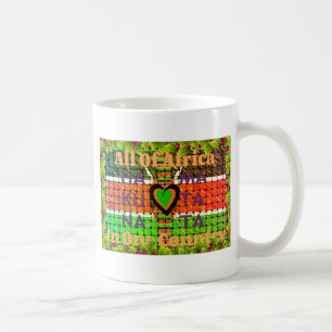 Ganz Afrika in einem Land. Kenya Flag Tasse