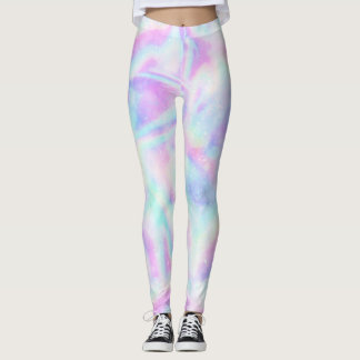 Ganz eigenhändig geschrieber Einhorn-Galaxie-Druck Leggings