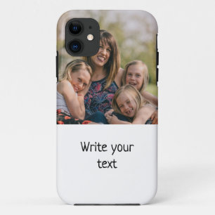 Ganz einfach, fügen Sie Ihren Text Foto Weihnachte Case-Mate iPhone Hülle