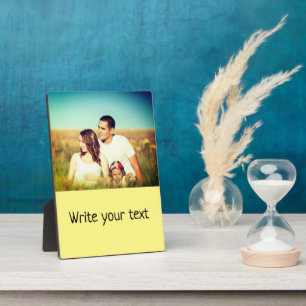 Ganz einfach, fügen Sie Ihren Text Foto Weihnachte Fotoplatte